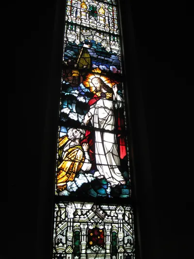 Statues from St. Bridget and St. Theresa churches.
