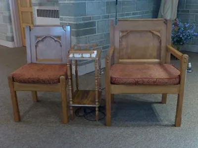 Celebrant's chair.