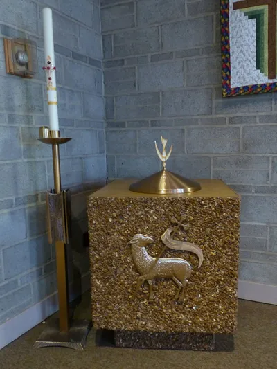 Baptismal font.
