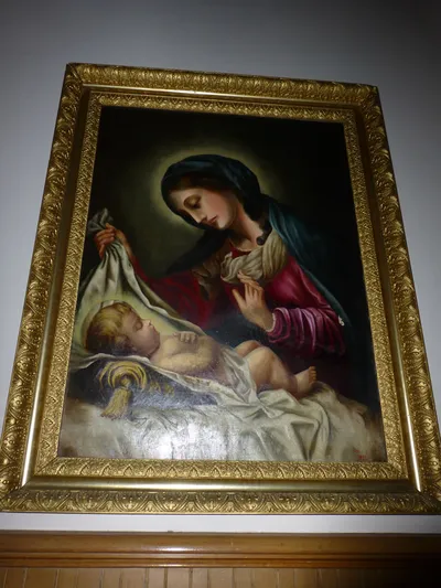 Painting of Our Lady with Christ child.