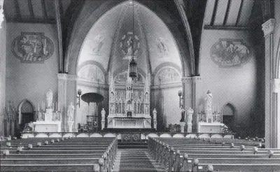 Interior, early 1900s.
