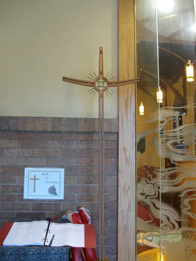 Processional cross.