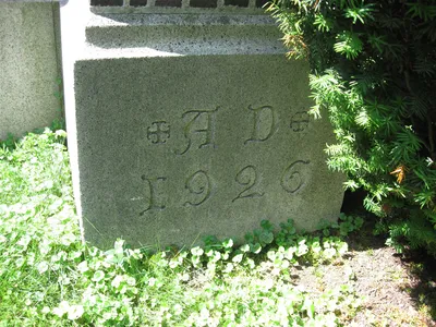 Corner stone.