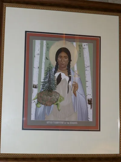 Painting of St. Kateri.