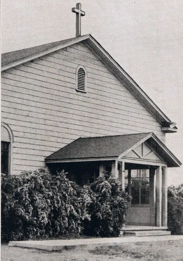 Exterior of former church, 1939. Source: Catholic Courier Golden Jubilee Edition: 1889-1939