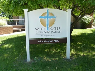 Church sign.