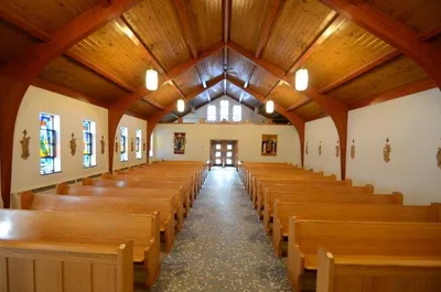 Back of the chapel. Source: Realty USA
