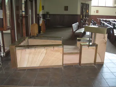 Baptismal font.