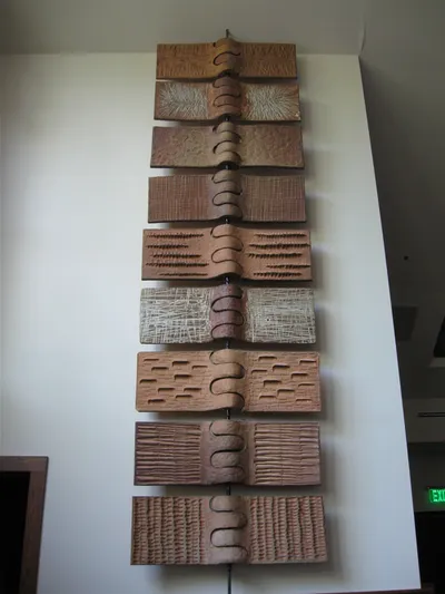 Ceramic sculpture.