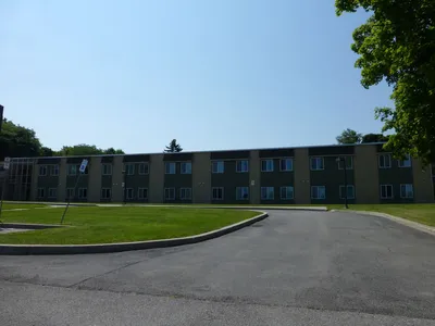 The former school has been converted to apartments.