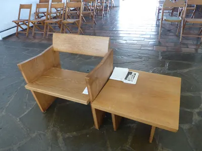 Celebrant's chair.