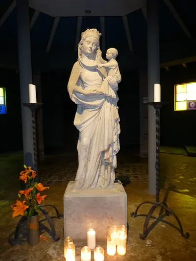 Our Lady of Victory statue.