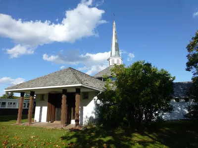 Chapel seen from the back.