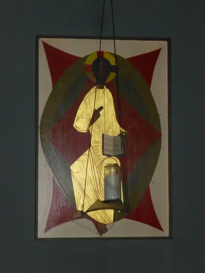 Painting of Christ.