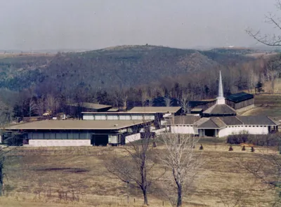 View of the monastery grounds today. Source: Monastery Web site