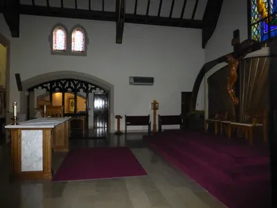 Sanctuary seen from right.
