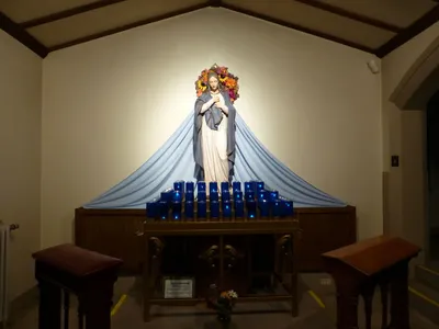 Left shrine.