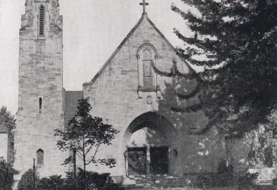 Exterior of church, 1939. Source: Catholic Courier Golden Jubilee Edition: 1889-1939