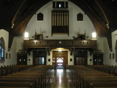 View from the sanctuary.