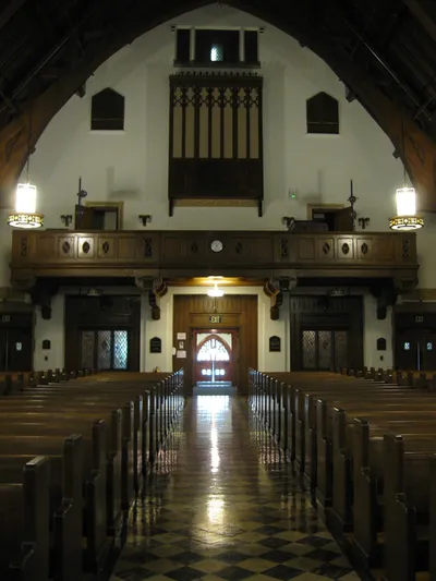 View from the sanctuary.