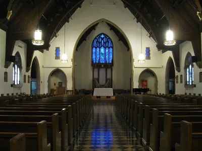 Interior of chapel.