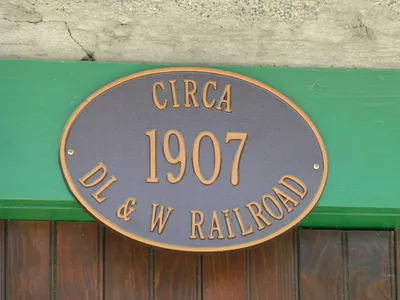 Historical marker.