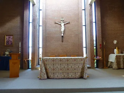 Front of the chapel.