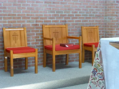 Celebrant's chair.