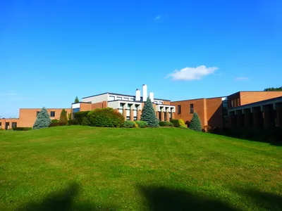 View of the retreat house.