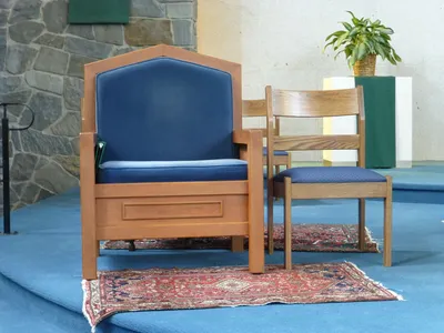 Celebrant's chair.