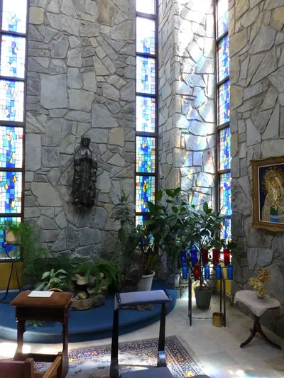 Inside the bell tower.