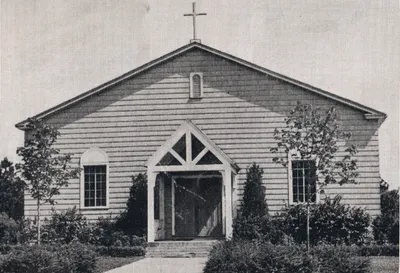 Exterior of former church, 1939. Source: Catholic Courier Golden Jubilee Edition: 1889-1939
