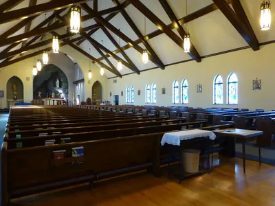 From back left corner.