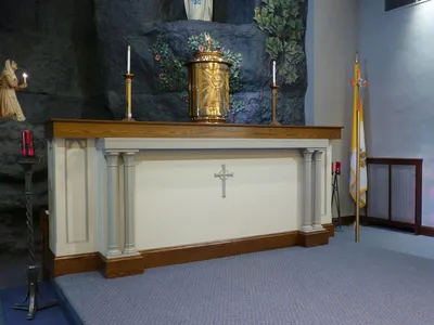 High altar and tabernacle.