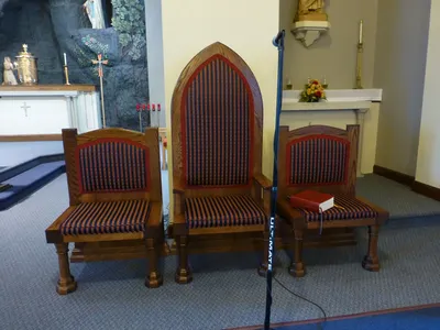Celebrant's chair.