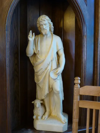 Statue of St. John the Baptist...?