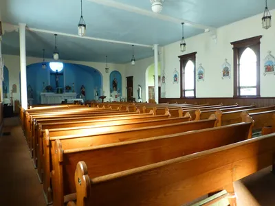 From back left corner.