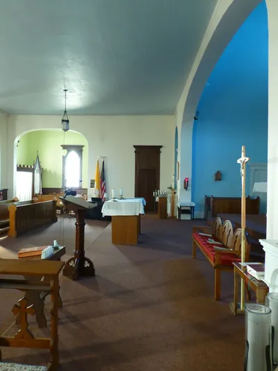 Sanctuary seen from right.