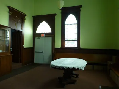 Right transept. Possibly the table is used for weekday Masses.