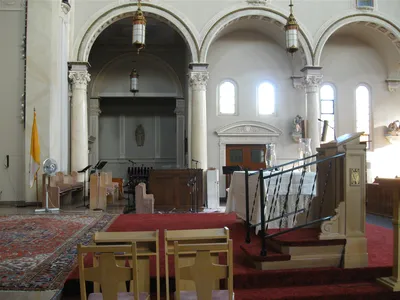 Another view of sanctuary from the left side.
