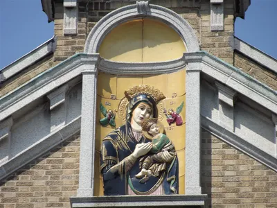 Relief of Our Lady of Perpetual Help.
