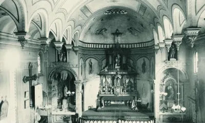 Statue in sanctuary.