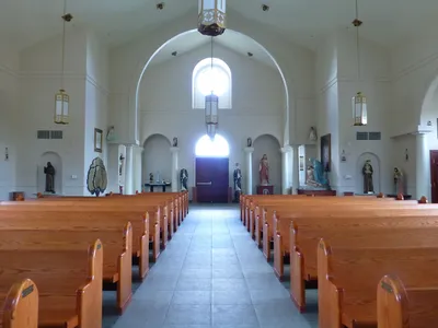 Back of the chapel.