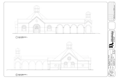 Design proposal for chapel.
