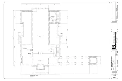 Design proposal for chapel.