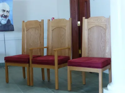 Celebrant's chair.