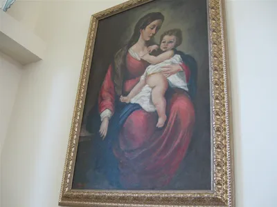 Painting of Our Lady with Christ child.