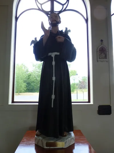 Statue of St. Francis. From a church in Buffalo.