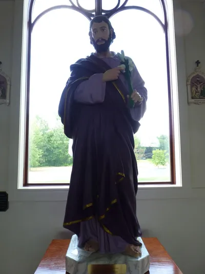 Statue of St. Joseph. From a church in Buffalo.