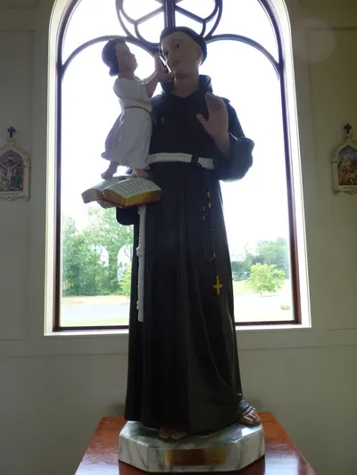 Statue of St. Anthony. From a church in Buffalo.